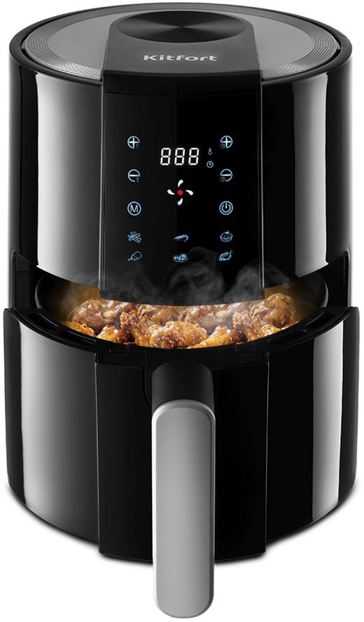 Аэрогриль Kitfort КТ-2225 1.9л 1000Вт черный