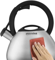 Чайник металлический Rondell Breve RDS-1887 2.8л. стальной