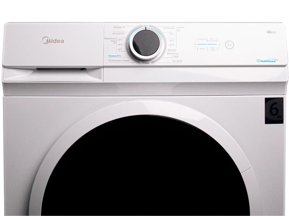 Стиральная машина узкая Midea MF100W60/W  