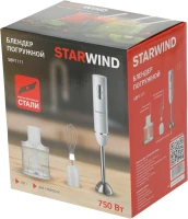 Блендер погружной Starwind SBP1111 750Вт белый