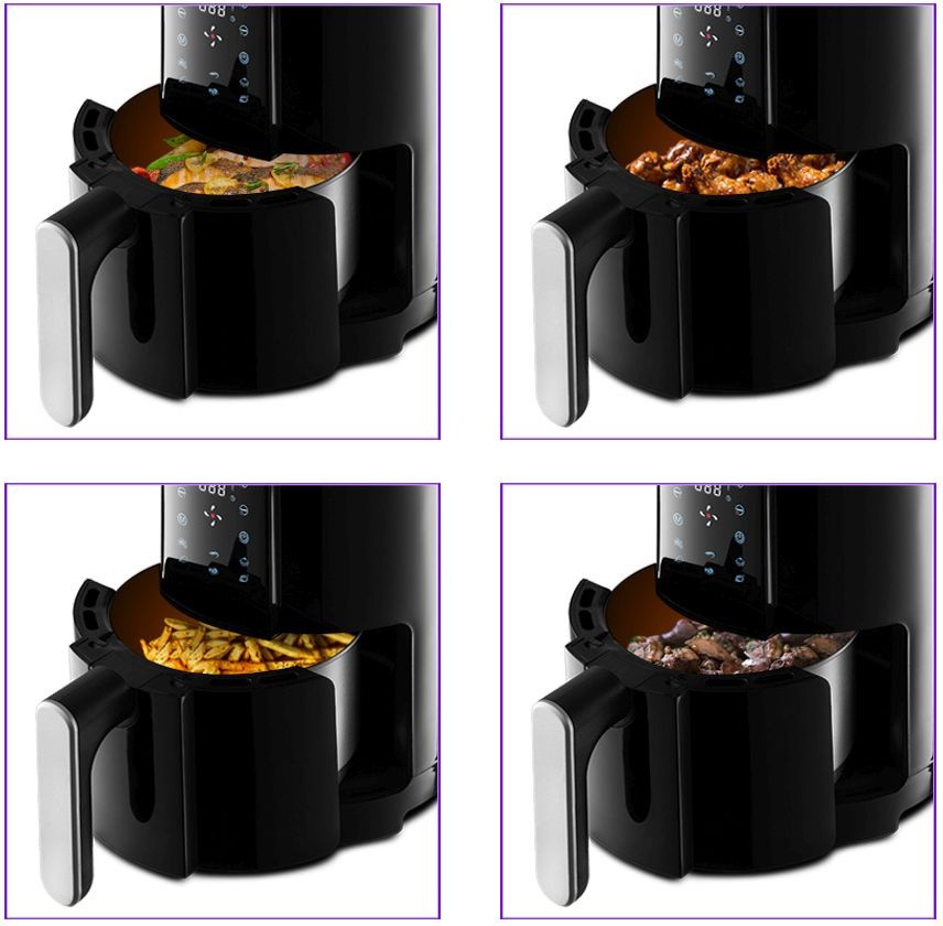 Аэрогриль Kitfort КТ-2225 1000Вт черный  