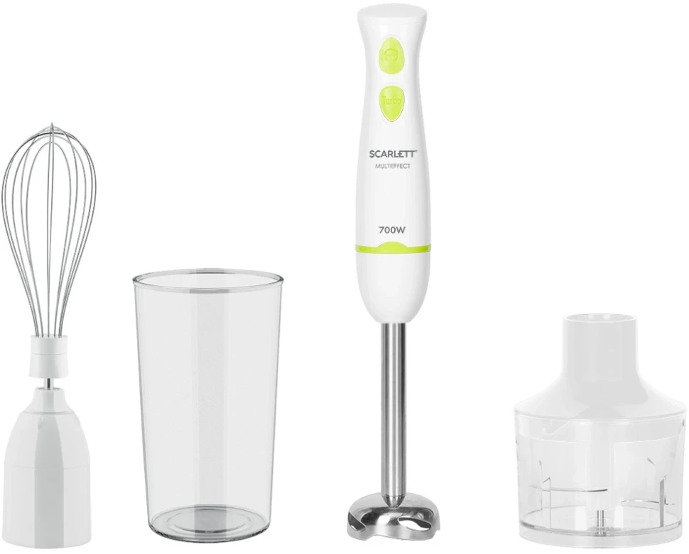 Блендер погружной Scarlett SC-HB42F67 700Вт белый  