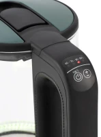 Чайник электрический Hyundai HYK-S4805 1.7л. 2200Вт темно-зеленый корпус: стекло/пластик