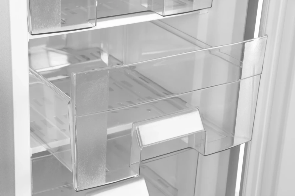 Морозильная камера Бирюса Б-M114 серебристый