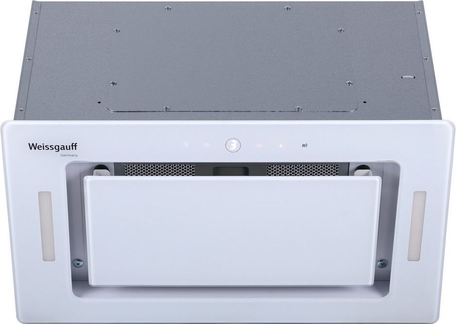 Вытяжка встраиваемая Weissgauff Aura 850 белый управление: сенсорное (1 мотор)  