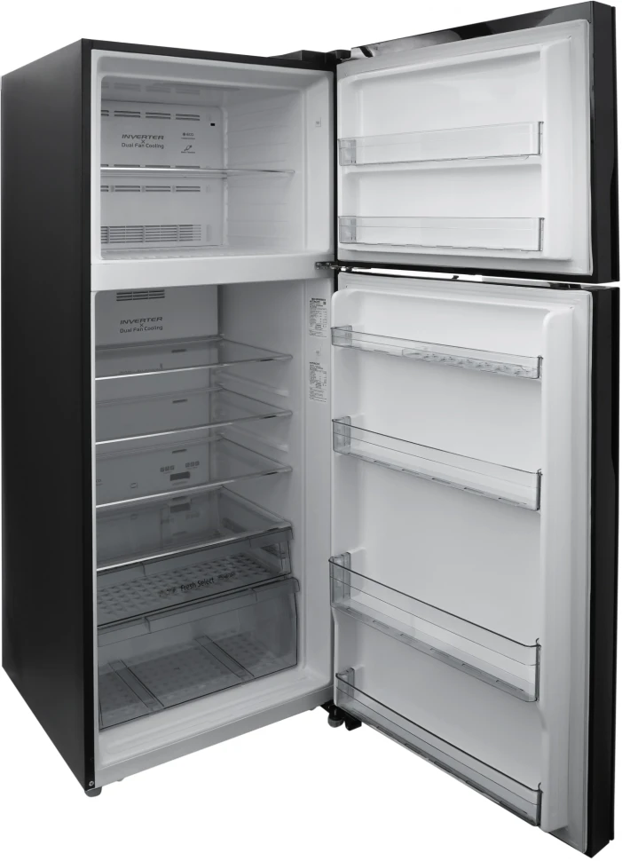 Холодильник Hitachi HRTN7489DF GGRCS 2-хкамерн. серый стекло инвертер