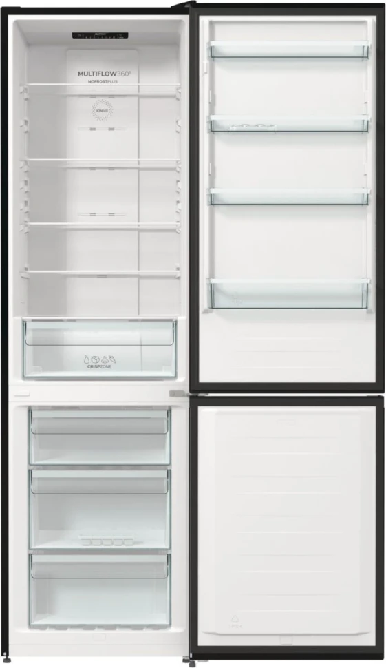 Холодильник Gorenje NRK6202EBXL4 2-хкамерн. черный мат.