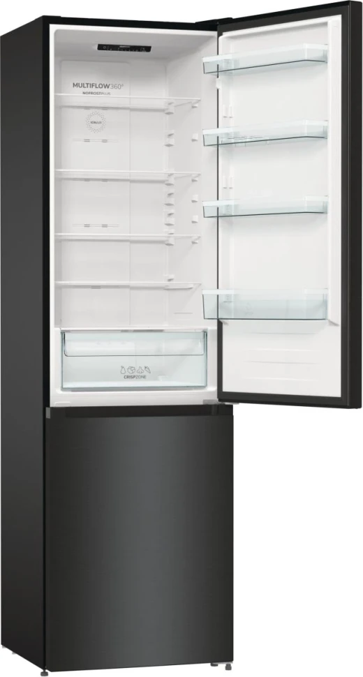 Холодильник Gorenje NRK6202EBXL4 2-хкамерн. черный мат.