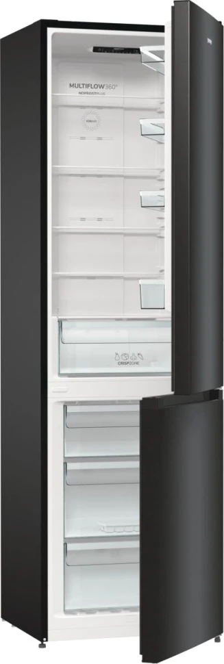 Холодильник Gorenje NRK6202EBXL4 2-хкамерн. черный мат.