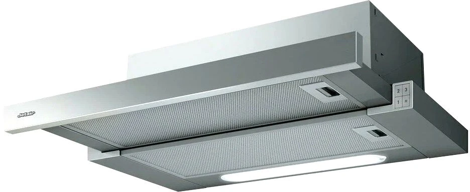 Вытяжка встраиваемая Jet Air Aurora LX/GRX/F/60 серебристый управление: кнопочное (1 мотор)  