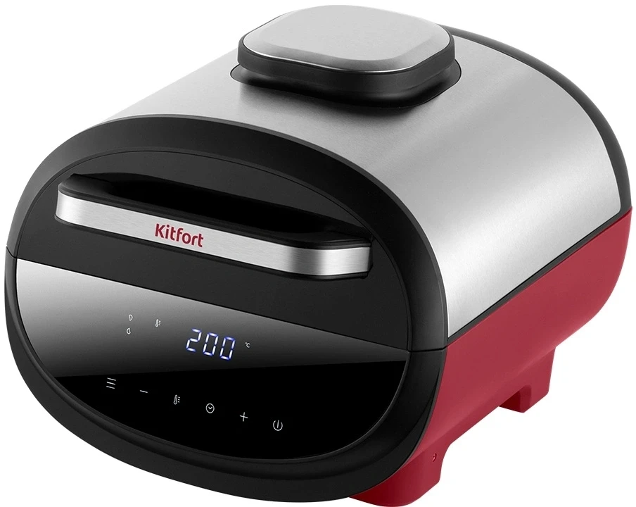 Аэрогриль Kitfort КТ-2295 1700Вт красный/черный