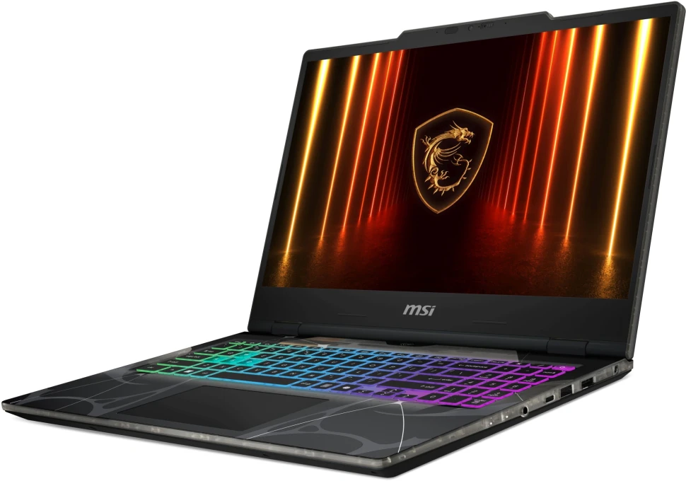 Ноутбук MSI Cyborg 15 B13WGKG-662CA Core i7 13620H 32Gb SSD1Tb NVIDIA GeForce RTX 5070 8Gb 15.6" IPS FHD (1920x1080) Windows 11 Home Multi Language black WiFi BT Cam  