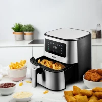 Аэрогриль Kitfort KT-2228 5.5л 1700Вт серебристый (КТ-2228)  