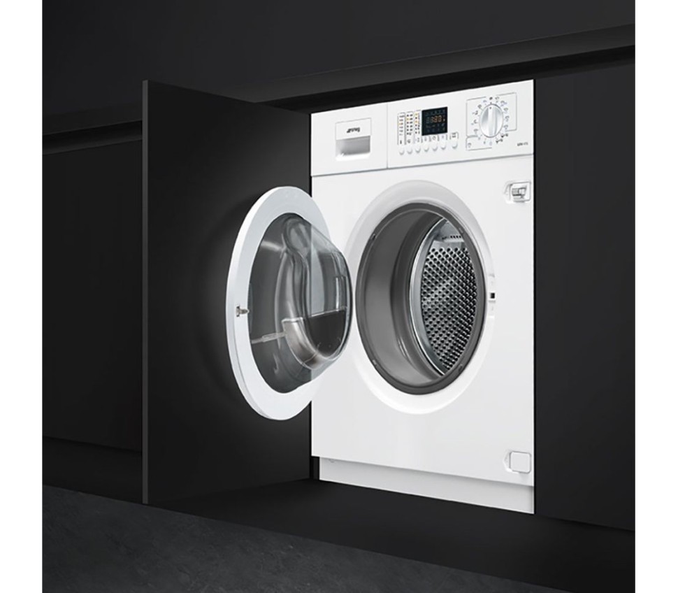 Встраиваемая стиральная машина SMEG LSIA147S с сушкой  