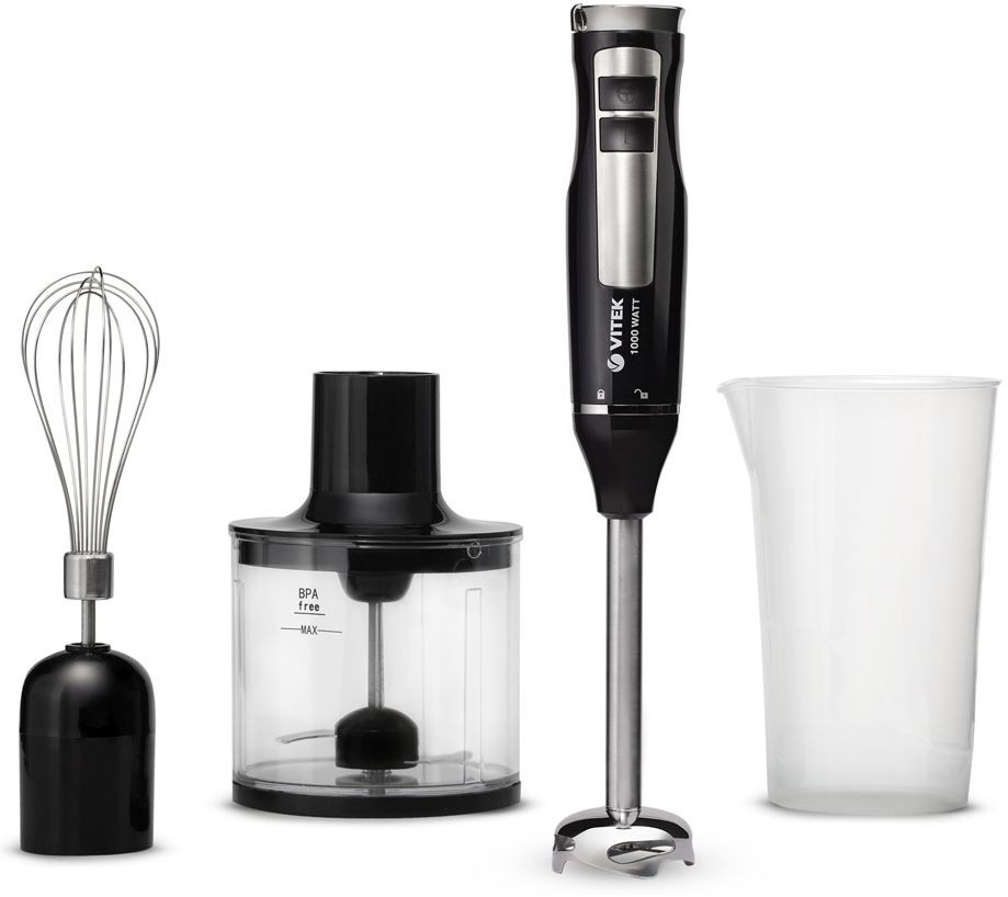 Блендер погружной Vitek VT-8542 1000Вт черный  