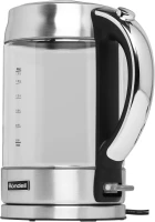 Чайник электрический Rondell 1001-RE-01 1.7л. 2200Вт серебристый корпус: стекло/металл (RDE-1001)