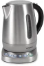 Чайник электрический Hyundai HYK-S7770 1.7л. 2200Вт серебристый/черный корпус: металл  