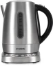 Чайник электрический Hyundai HYK-S7770 1.7л. 2200Вт серебристый/черный корпус: металл  