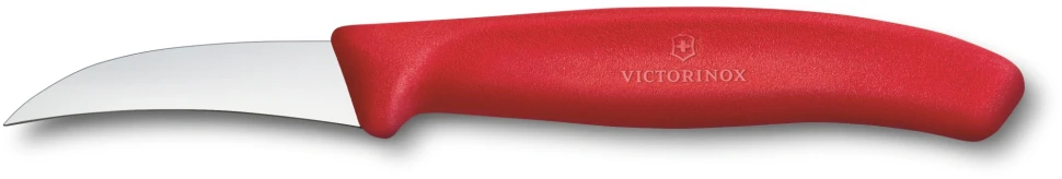 Нож кухонный Victorinox Swiss Classic (6.7501.C1) стальной для формовки лезв.60мм прямая заточка красный  