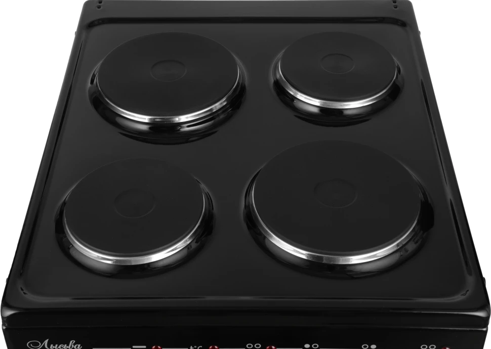 Плита Электрическая Лысьва ЭП 411 МС черный эмаль (без крышки)  