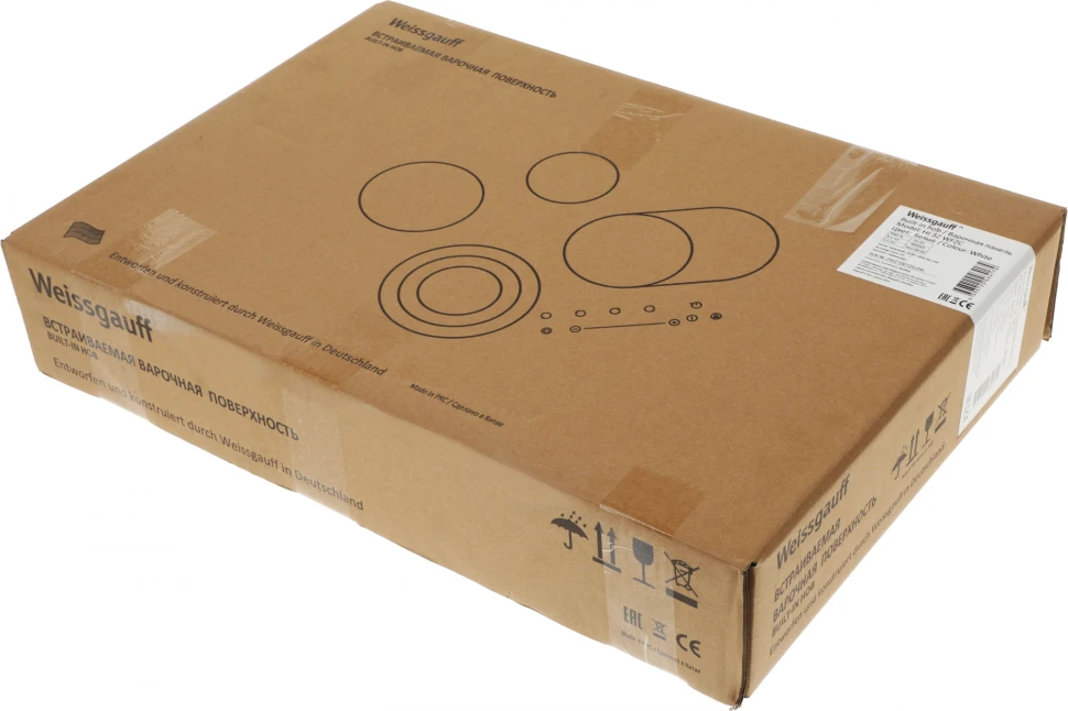 Индукционная варочная поверхность Weissgauff HI 32 WFZC белый  