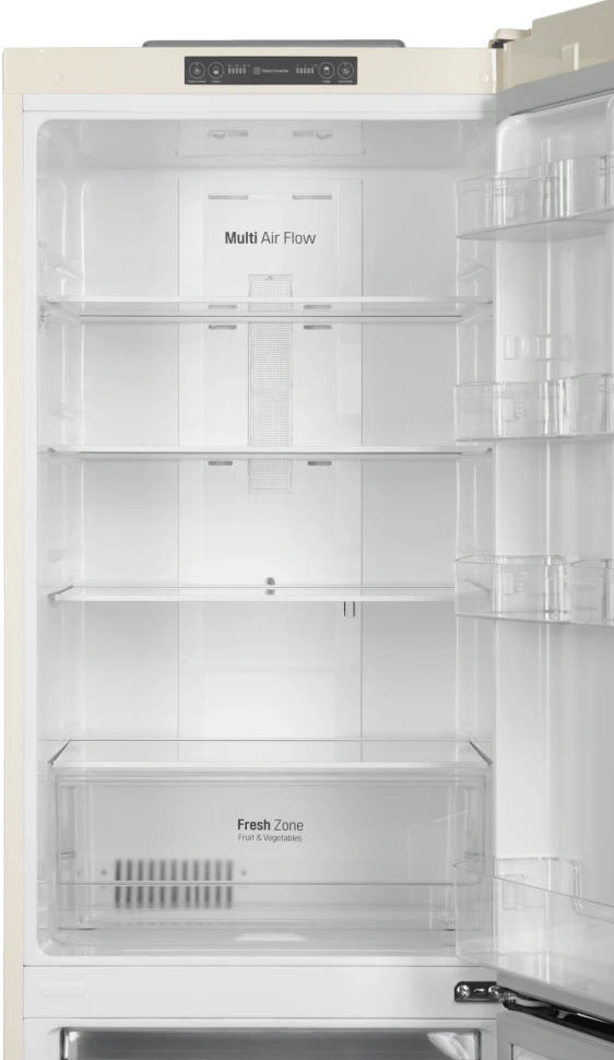 Холодильник LG GA-B419SEJL 2-хкамерн. бежевый глянц. инвертер