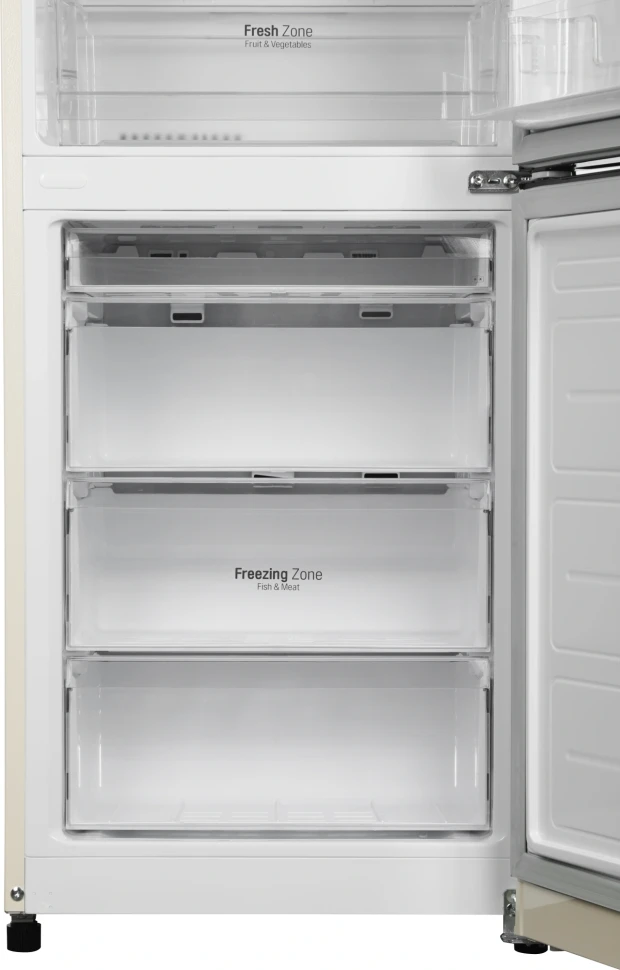 Холодильник LG GA-B419SEJL 2-хкамерн. бежевый глянц. инвертер