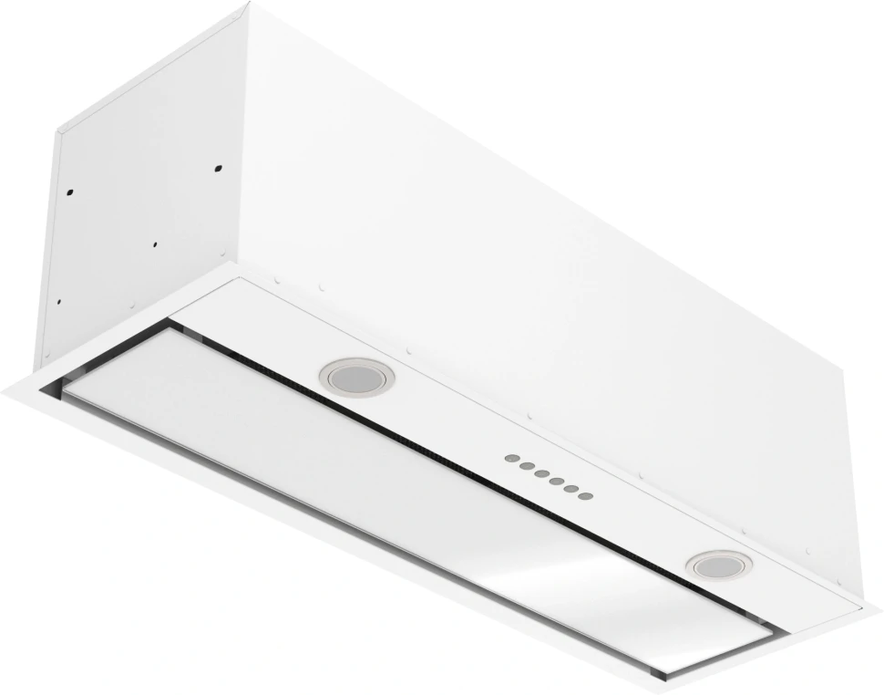 Вытяжка встраиваемая Elikor Cube 90П-1000-Э4Д белый управление: кнопочное (1 мотор)  