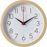 Часы настенные аналоговые Бюрократ WALLC-R83P D22см белый/бежевый (WALLC-R83P22/IVORY)  