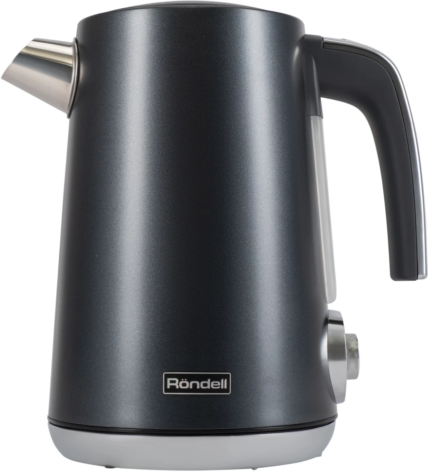 Чайник электрический Rondell 1002-RE-01 1.7л. 2200Вт черный корпус: металл (RDE-1002)  