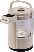 Чайник электрический Hyundai HYK-G7700 2.5л. 1400Вт кремовый/черный корпус: стекло