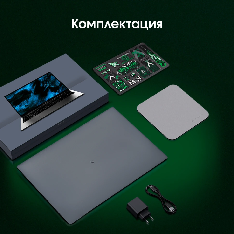 Ноутбук Digma Pro Fortis M Core i5 1235U 16Gb SSD512Gb Intel Iris Xe graphics 14.1" IPS FHD (1920x1080) Windows 11 Pro grey WiFi BT Cam 4000mAh (DN14P5-ADXW03)  