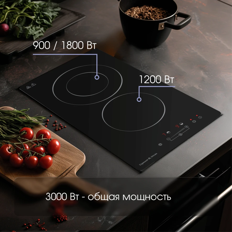 Варочная поверхность Zigmund & Shtain CN 42.3 B черный