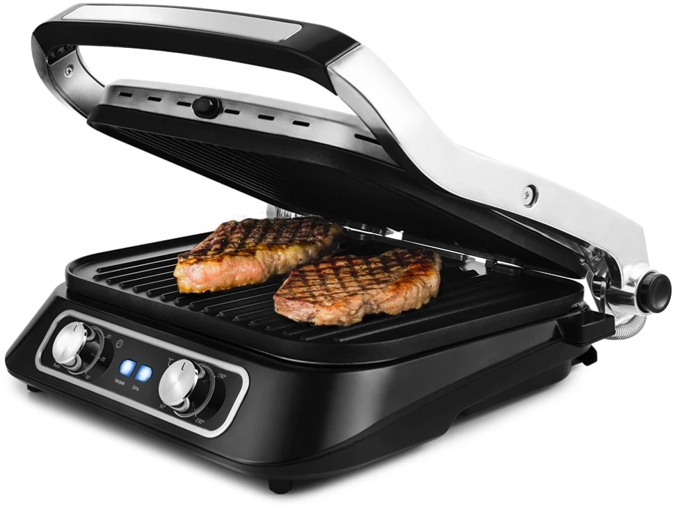 Электрогриль Kitfort КТ-1652 2100Вт черный  