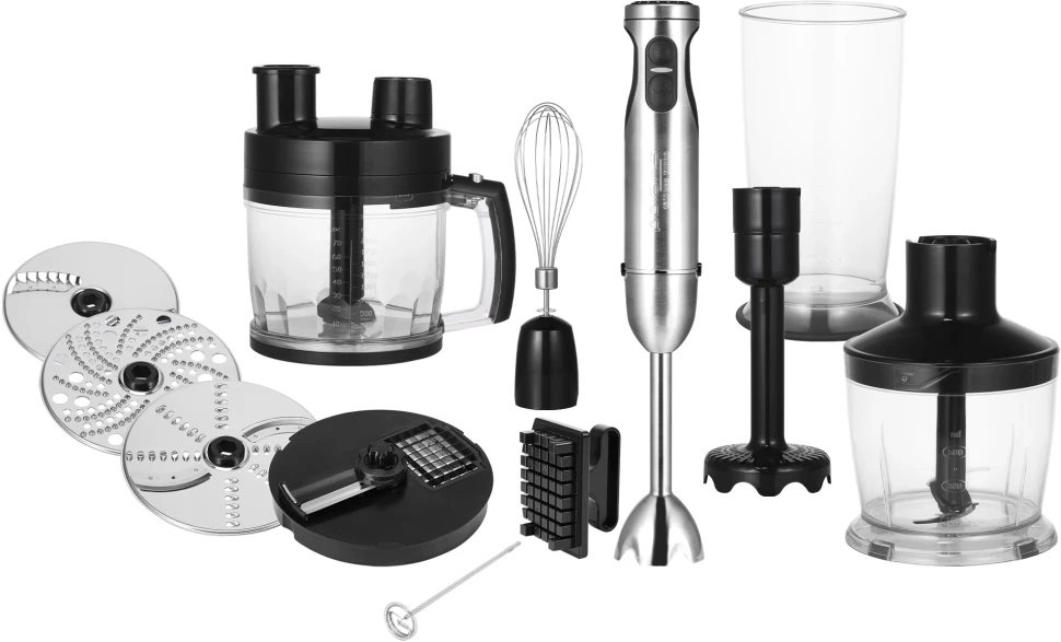 Блендер погружной Polaris PHB 1637AL CUBE 1600Вт нержавеющая сталь/черный