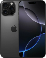 Смартфон Apple iPhone 16 Pro Max 256GB, nano SIM + eSIM, Титановый чёрный
