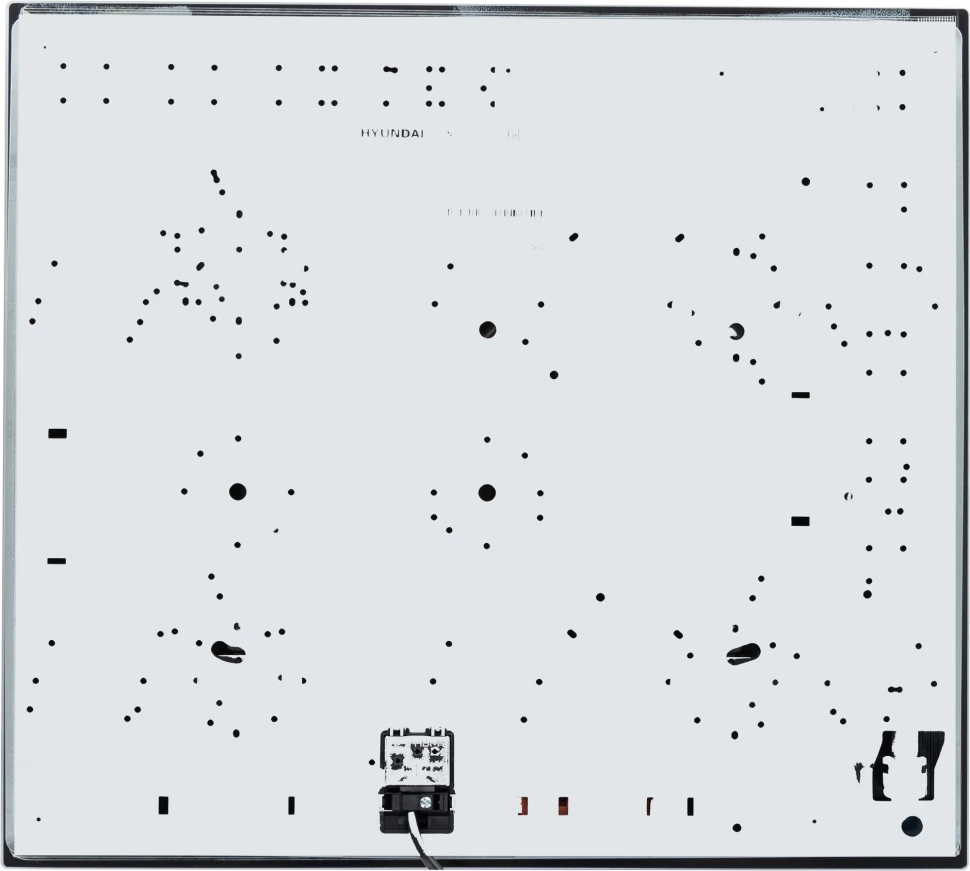 Газовая варочная поверхность Hyundai HHG 6436 BG черный