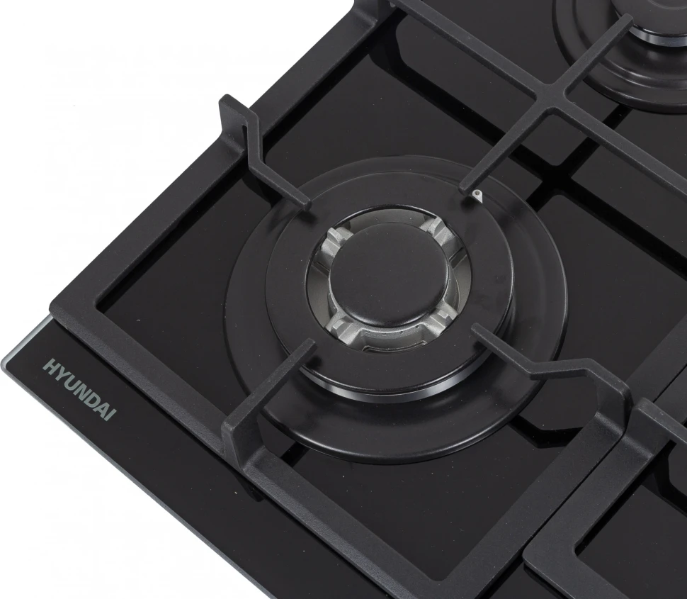 Газовая варочная поверхность Hyundai HHG 6436 BG черный