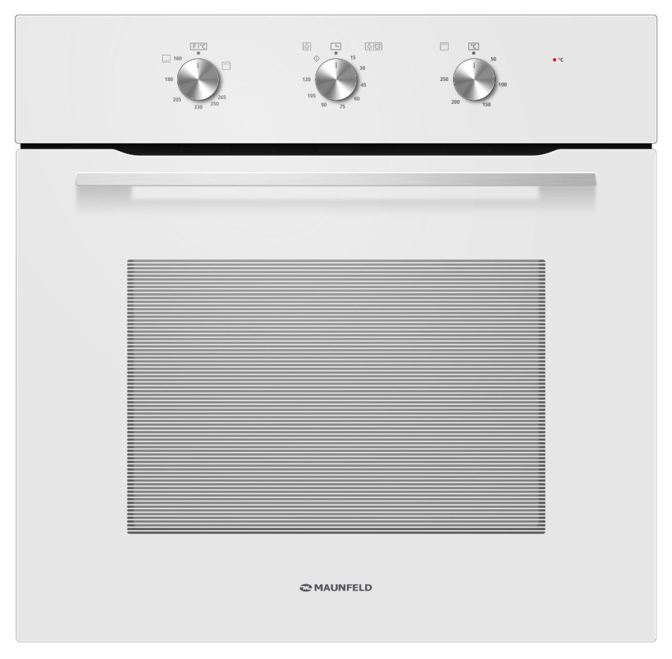 Духовой шкаф Газовый Maunfeld MOGS703W белый  