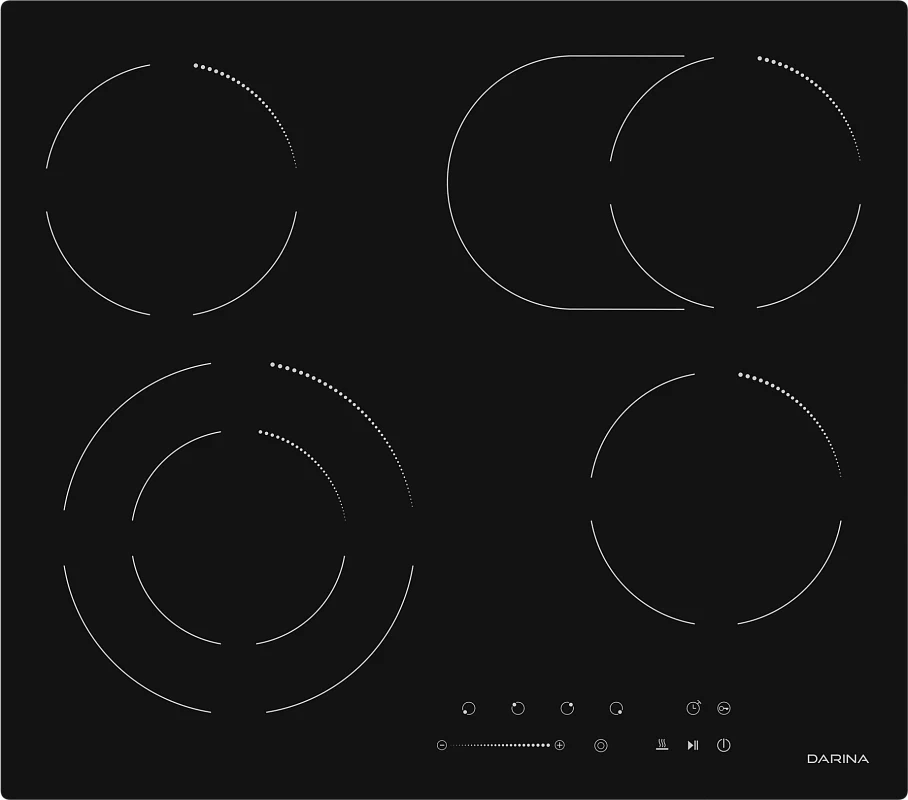 Варочная поверхность Darina 6P E 328 B черный  