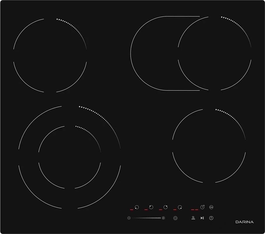 Варочная поверхность Darina 6P E 328 B черный  