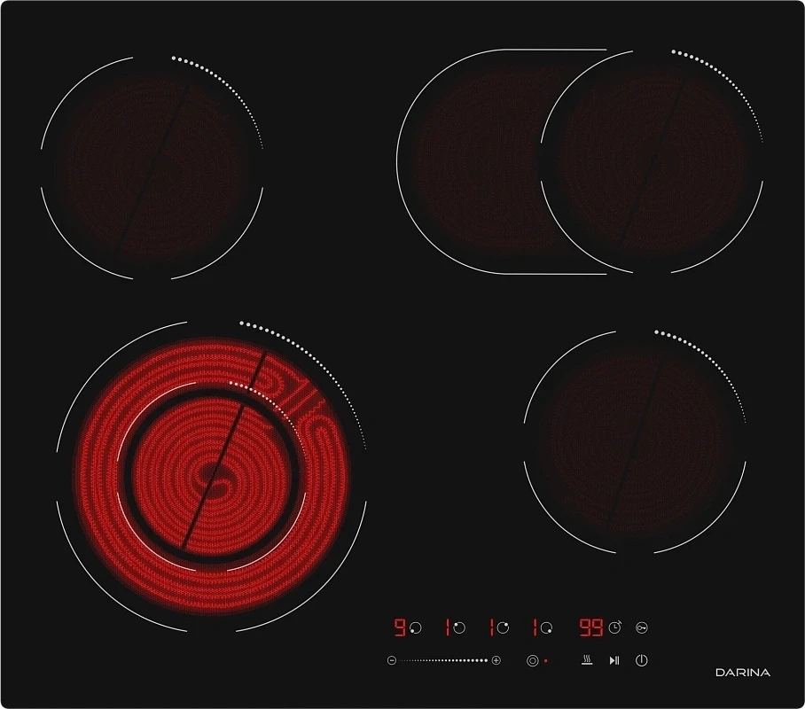 Варочная поверхность Darina 6P E 328 B черный  