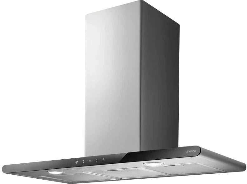 Вытяжка каминная Elica Galaxy BLIX/A/80 нержавеющая сталь/черный управление: сенсорное (1 мотор)