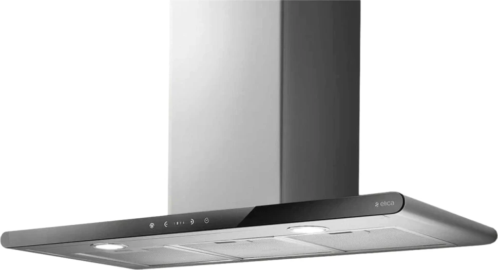 Вытяжка каминная Elica Galaxy BLIX/A/80 нержавеющая сталь/черный управление: сенсорное (1 мотор)