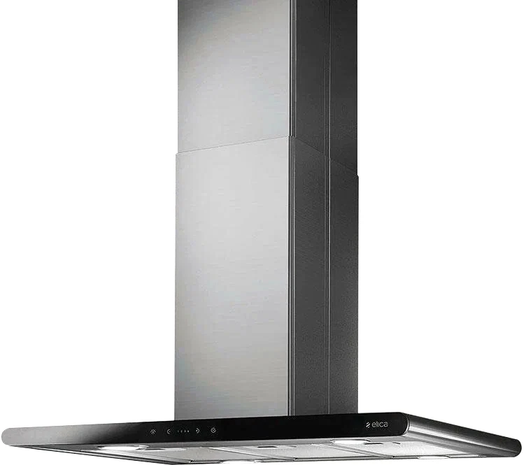Вытяжка каминная Elica Galaxy BLIX/A/80 нержавеющая сталь/черный управление: сенсорное (1 мотор)