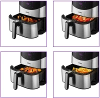 Аэрогриль Kitfort КТ-2231 1700Вт серебристый