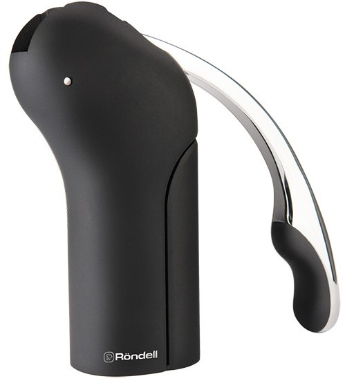 Набор аксессуаров для вина Rondell Sommelier RD-428 черный/стальной наб.:4предм. упак.:подарочная коробка на магните  