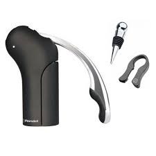 Набор аксессуаров для вина Rondell Sommelier RD-428 черный/стальной наб.:4предм. упак.:подарочная коробка на магните  