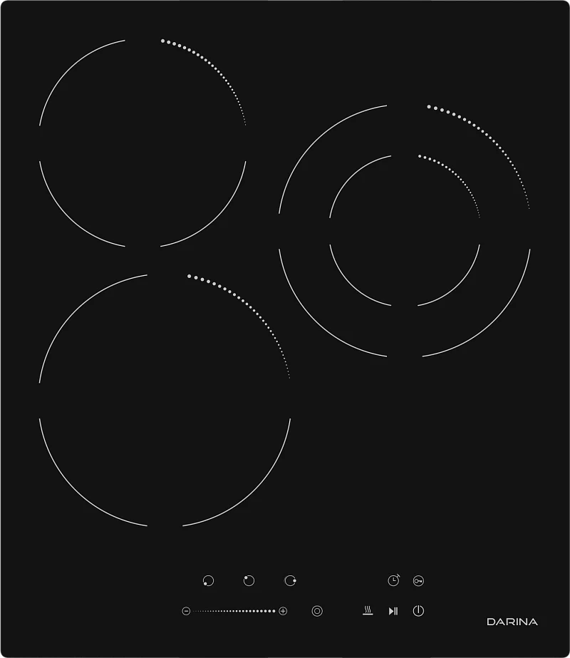 Варочная поверхность Darina 6Р Е 3324 B черный  