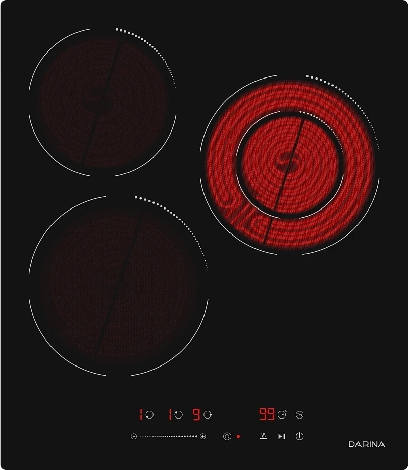Варочная поверхность Darina 6Р Е 3324 B черный  